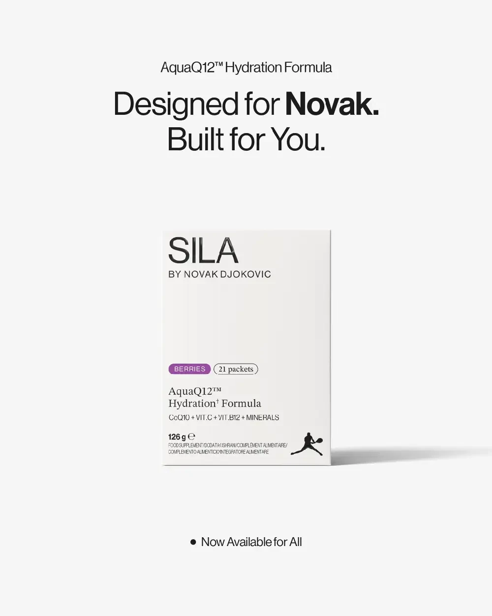 Static ad for SILA hydration formula box